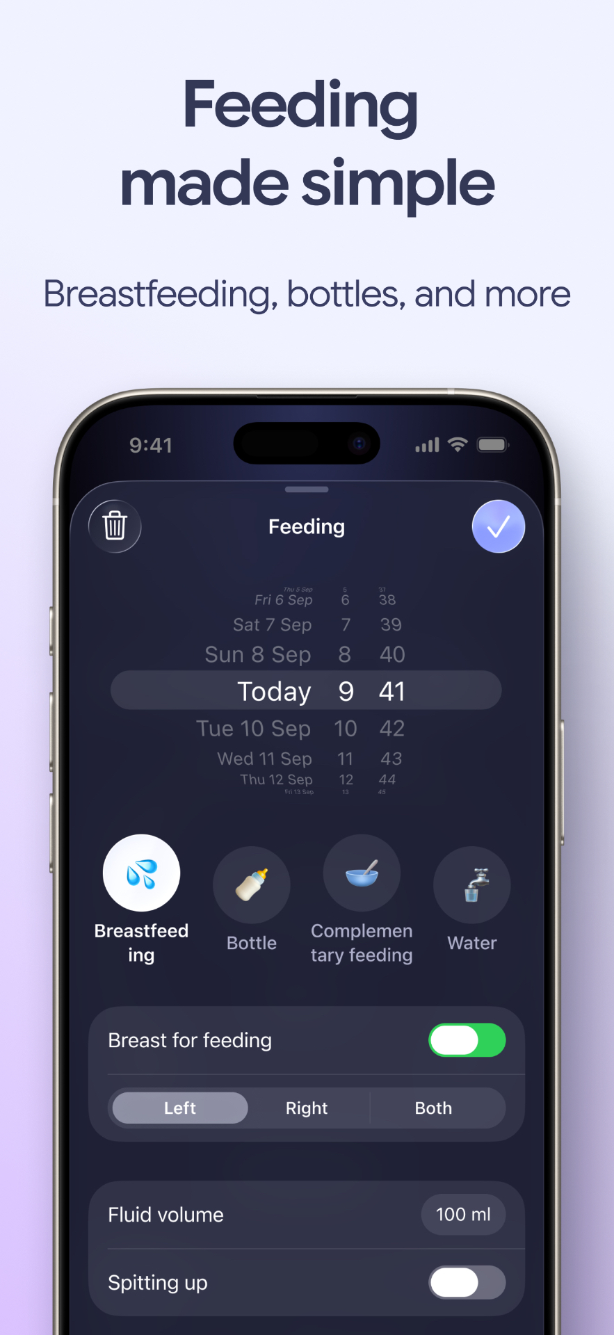 Feeding,
made simple